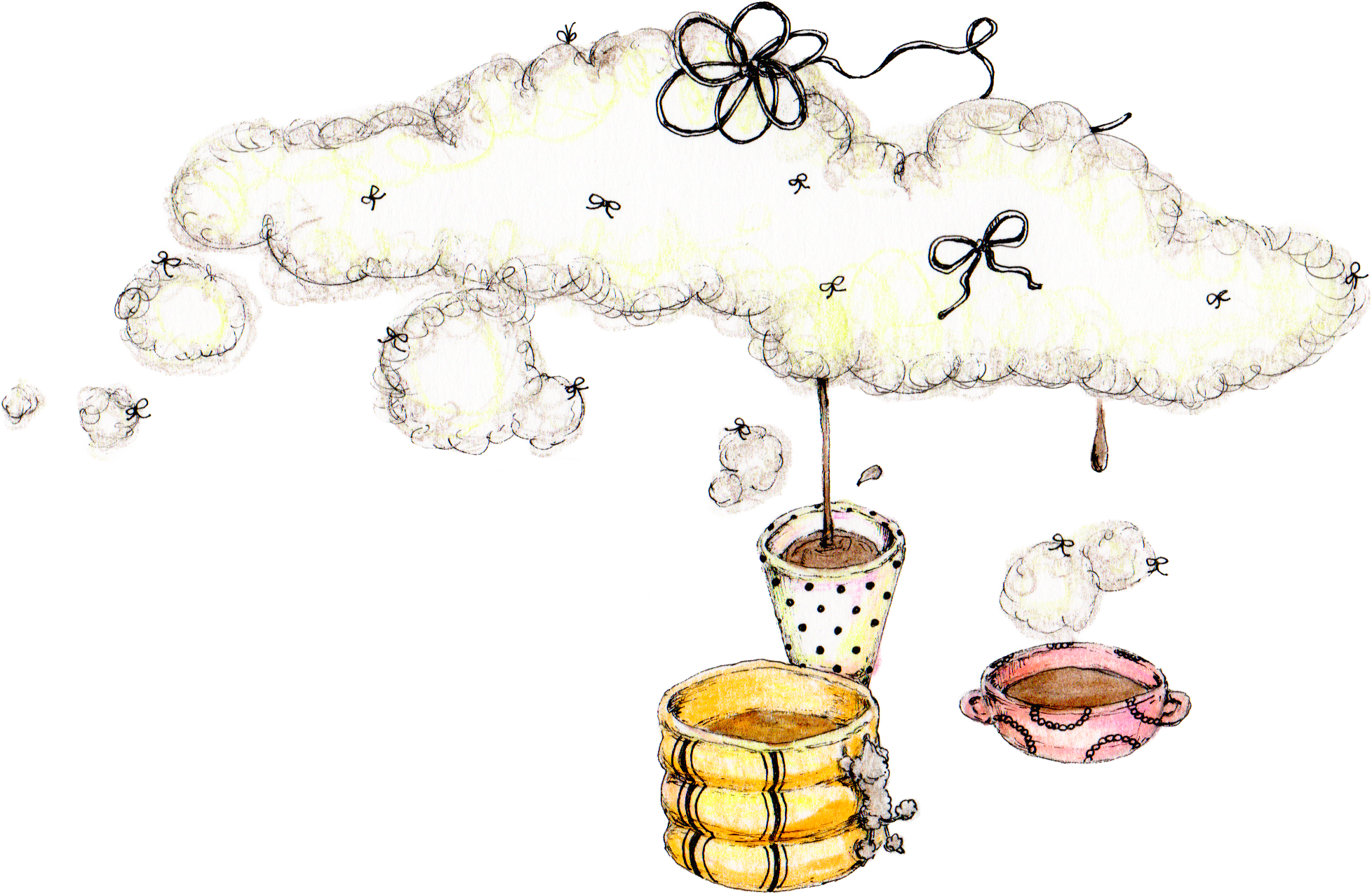 次はお茶を入れます